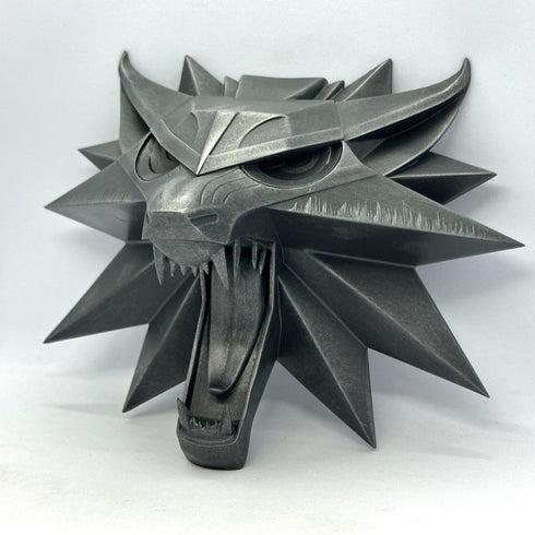 The Witcher III Wild Hunt Wolf Wall Sculpture Video Game Collectible Dark Horse